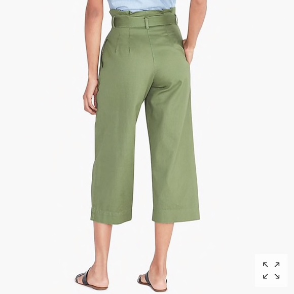 NWT J.Crew Wide-Leg Crop Pant - Picture 2 of 4